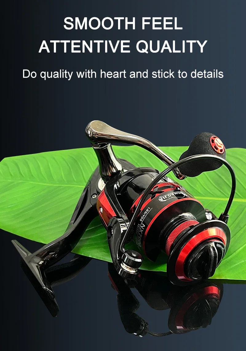 Durable Spinning Reel with 10KG Max Drag – Freshwater and Saltwater Fishing Reel