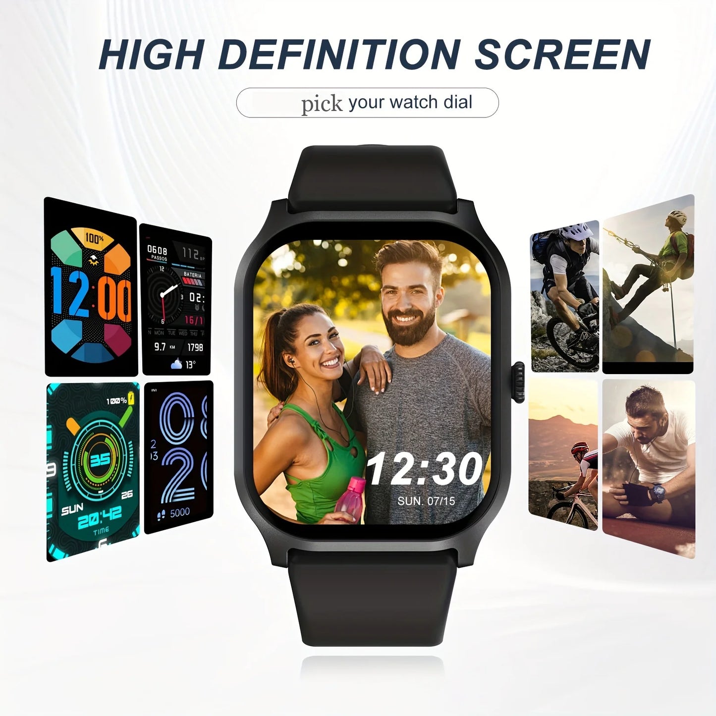 wireless calling/dial, multi-Sport mode, Smart watch