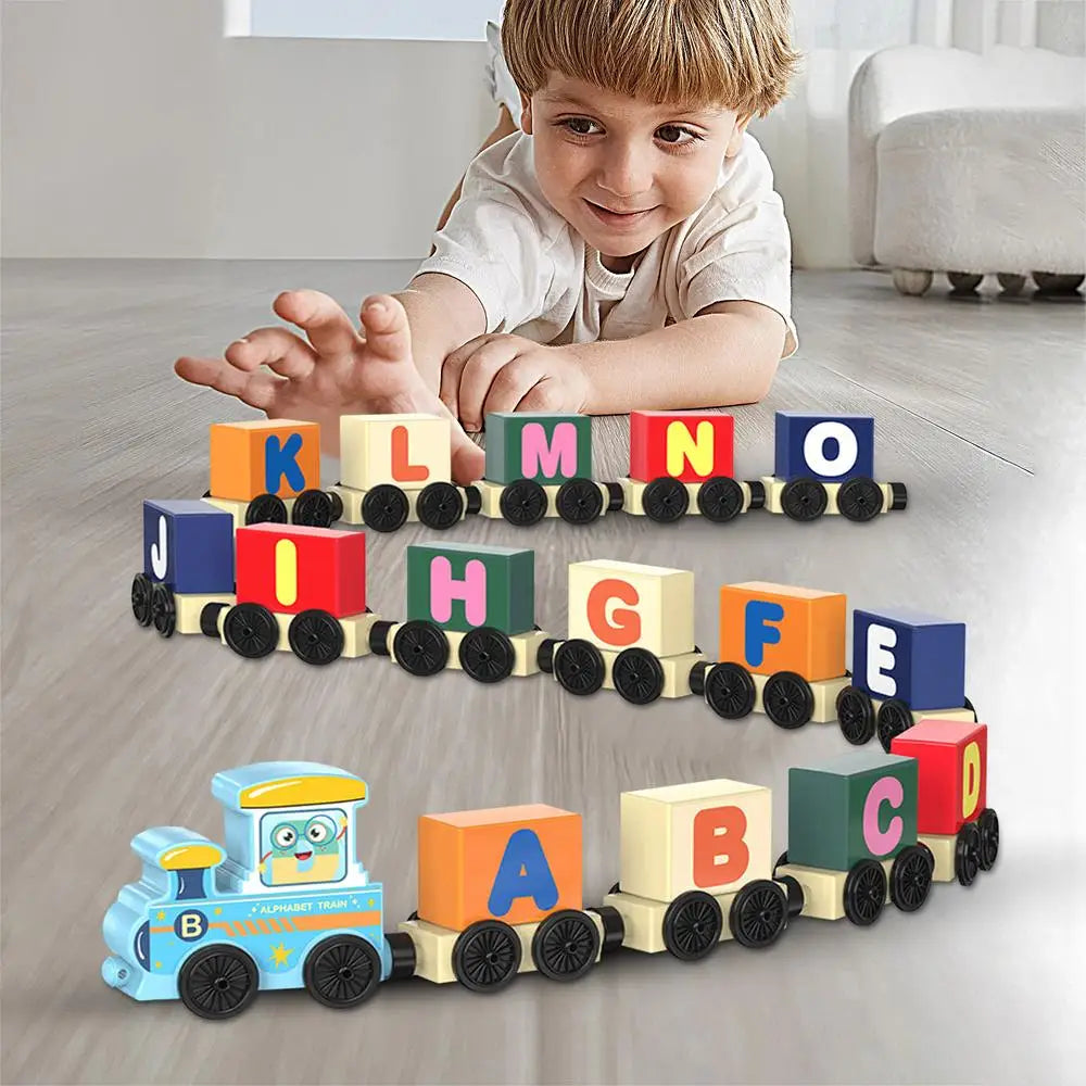 Magnetic Alphabet & Number Train Set
