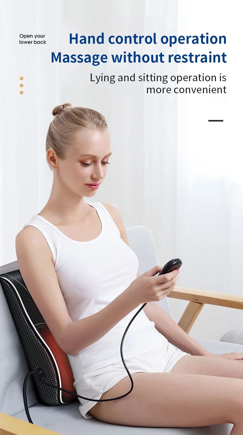 Jinkairui Electric Shiatsu Head Neck Cervical Traction Body Massager
