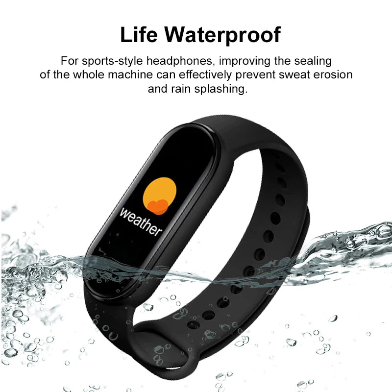 M6 Men Fitness Bracelet Smart Watch