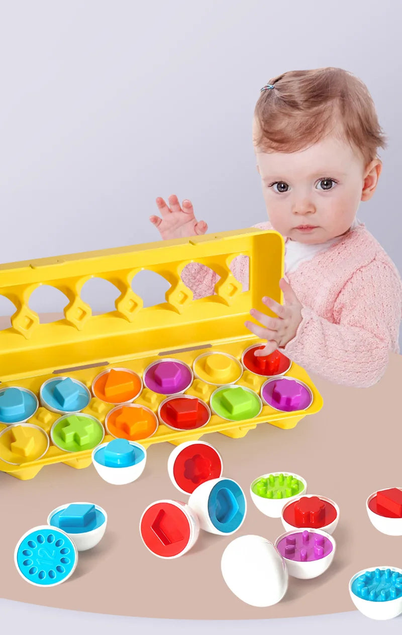 Eggs Screws 3D Puzzle Montessori Learning Toy