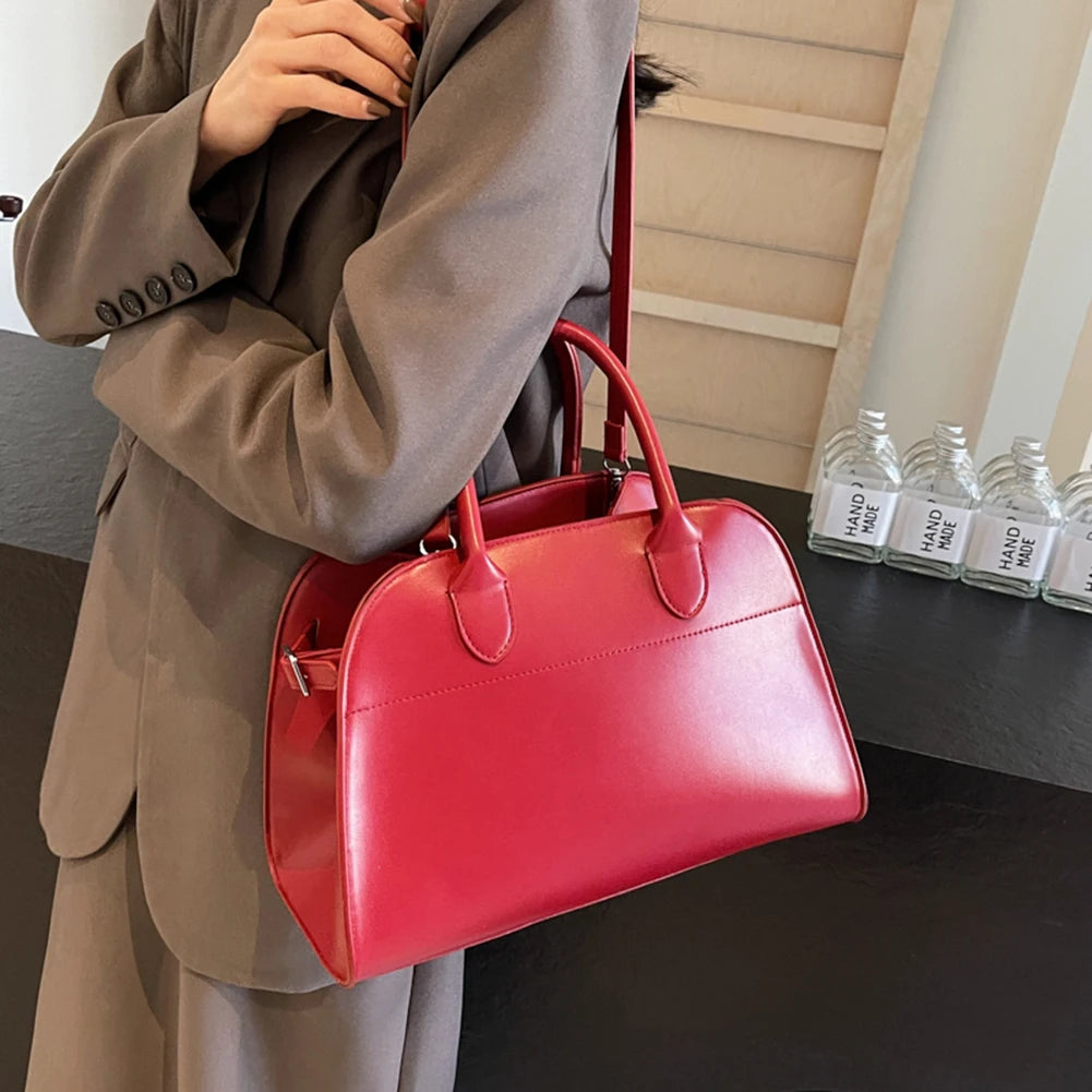 PU Leather Suede Tote Bag for Women