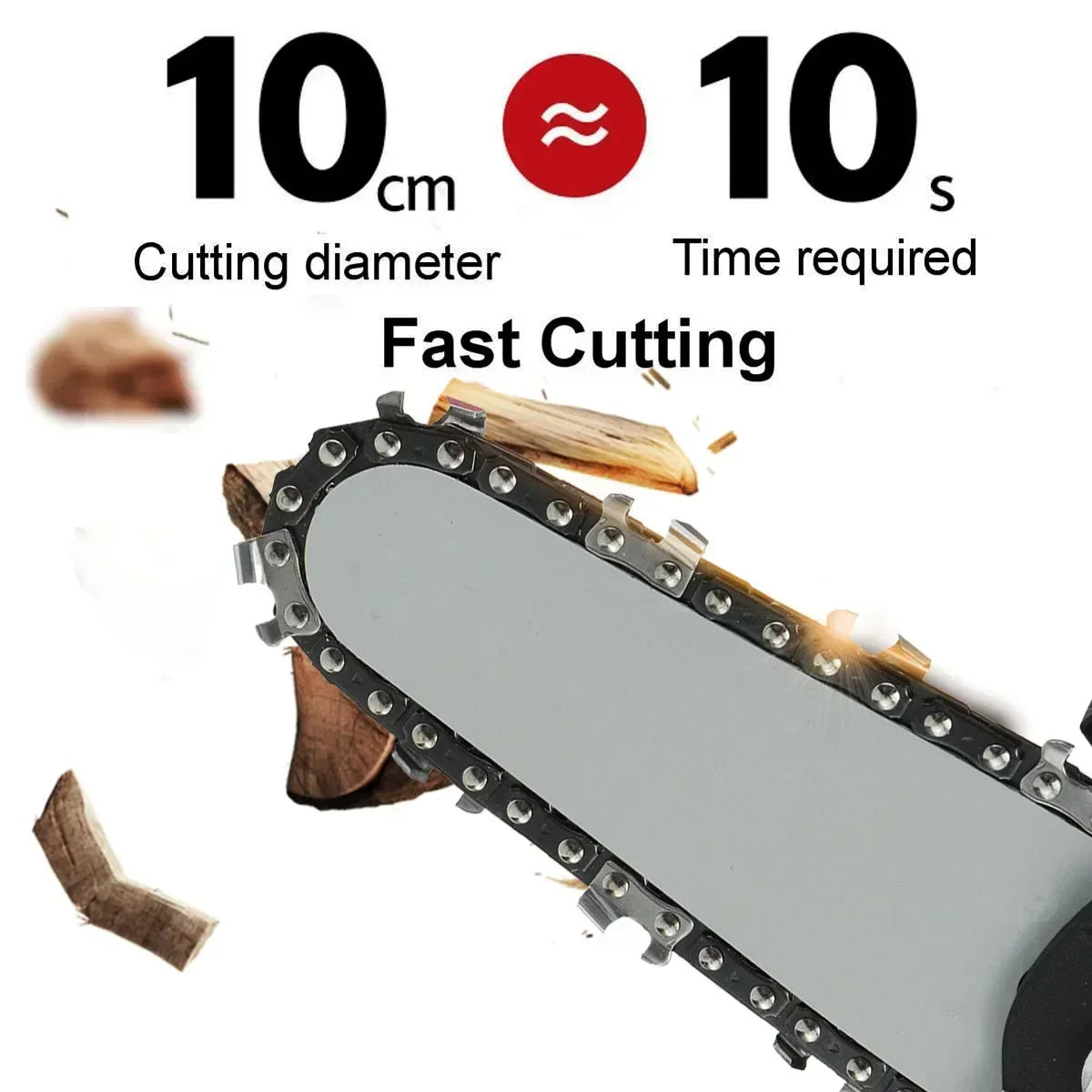 1200W 4-Inch Mini Electric Chainsaw