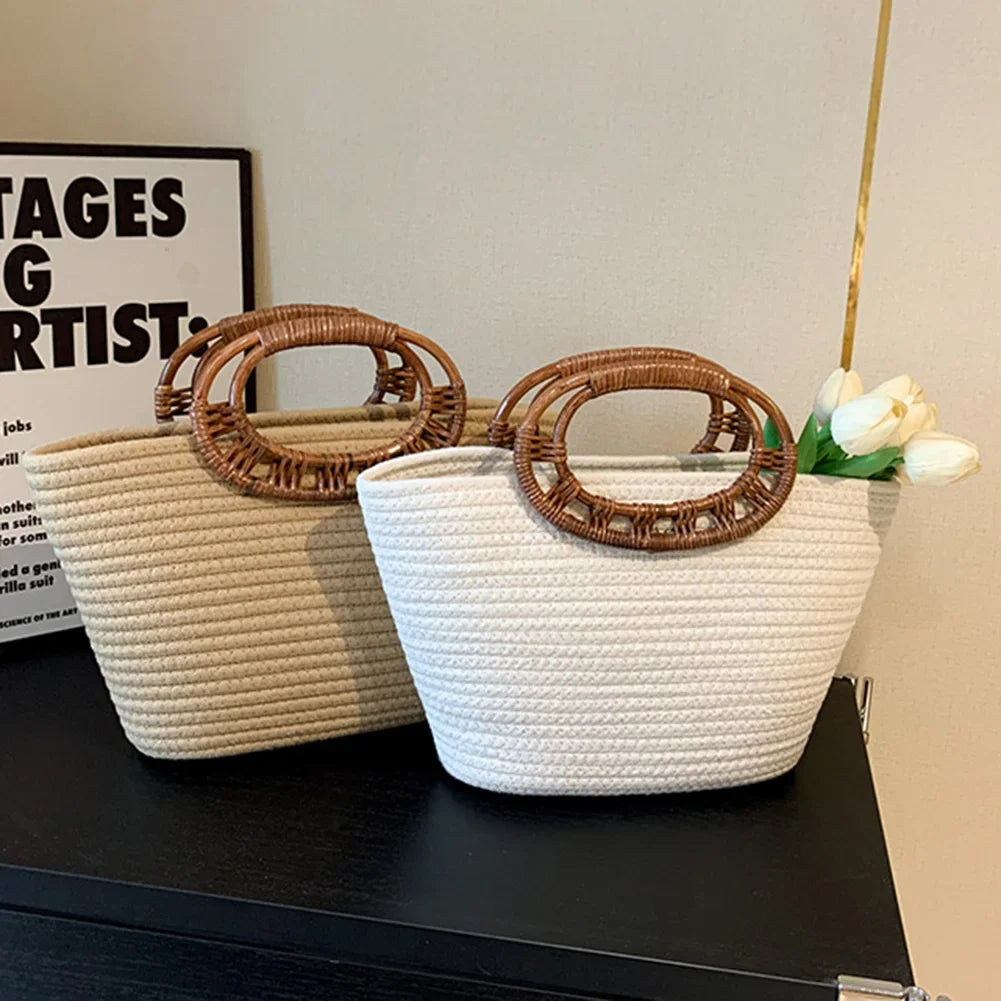 Cotton Rope Tote Bag