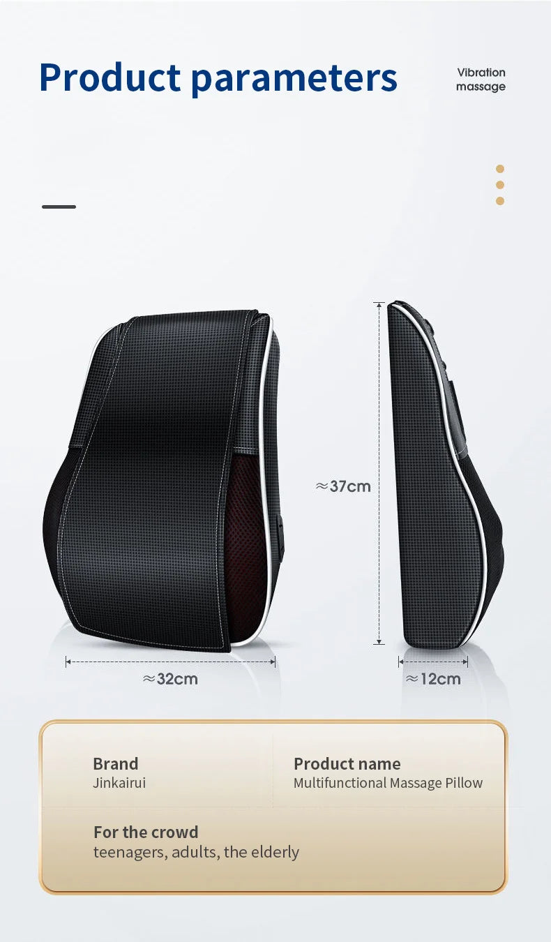 Jinkairui Electric Shiatsu Head Neck Cervical Traction Body Massager