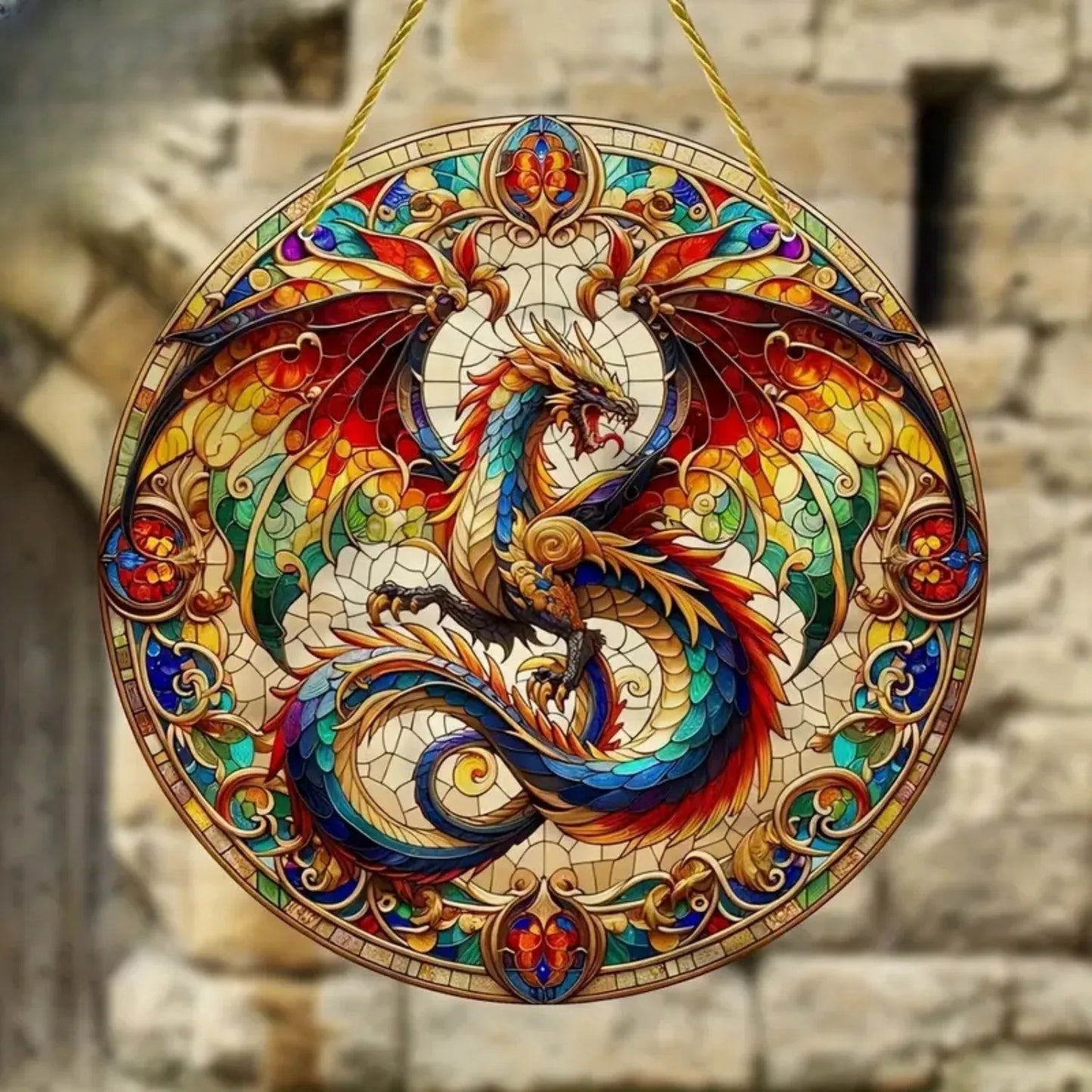 Magic Dragon Suncatcher