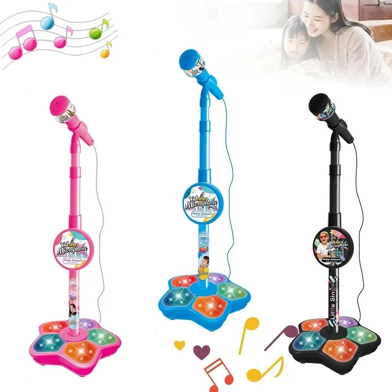 Kids Microphone with Stand Karaoke Toy
