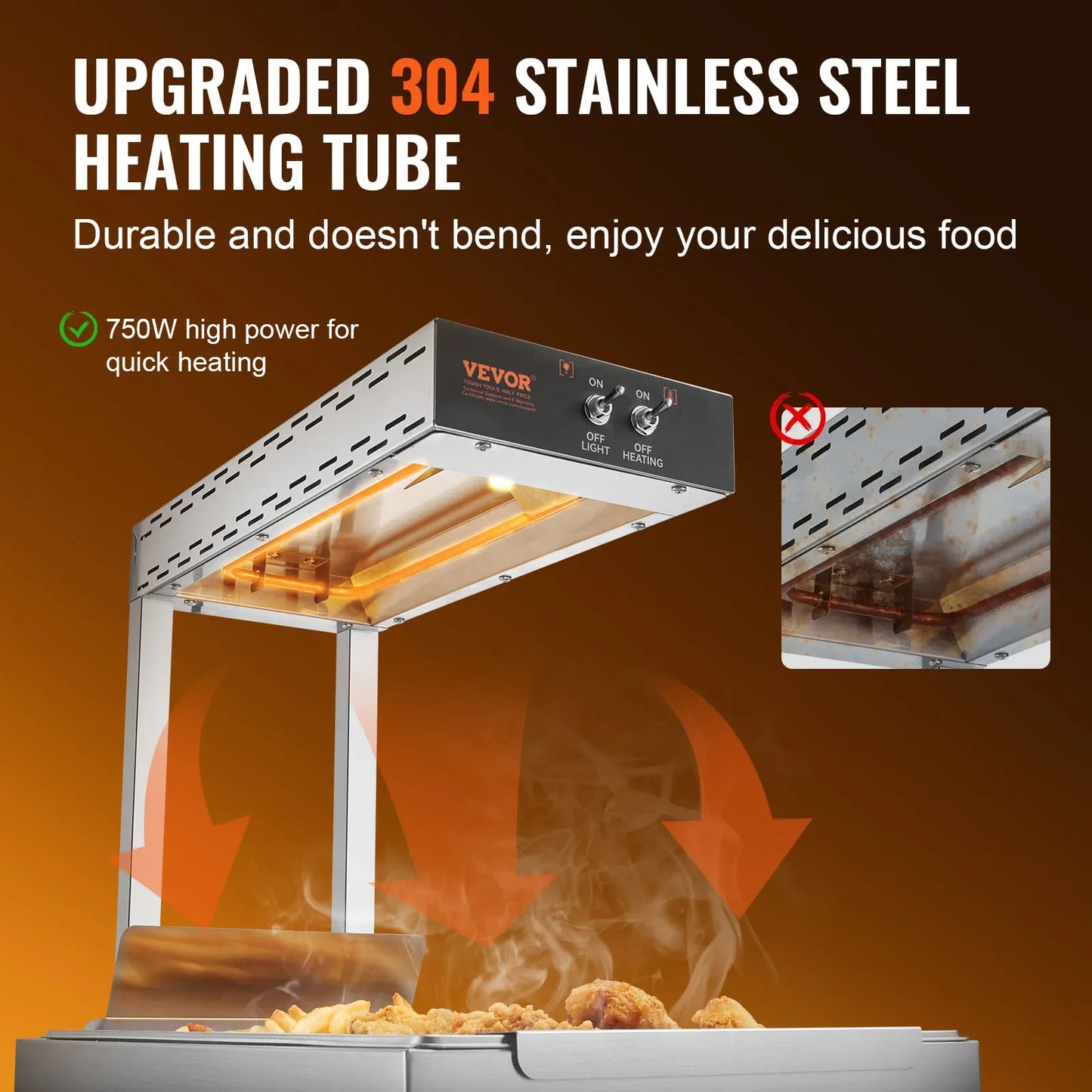VEVOR French Fry Food Warmer