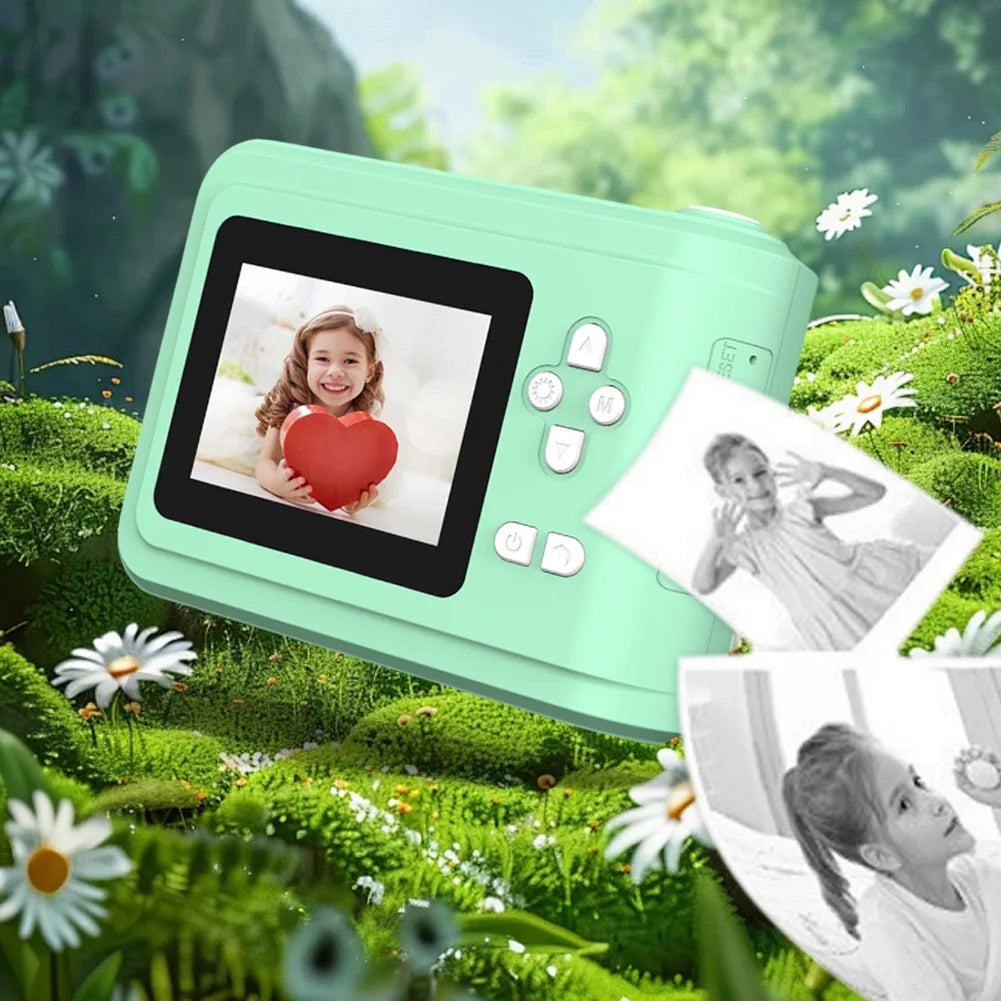 Kids Instant Camera with Print Photo Paper