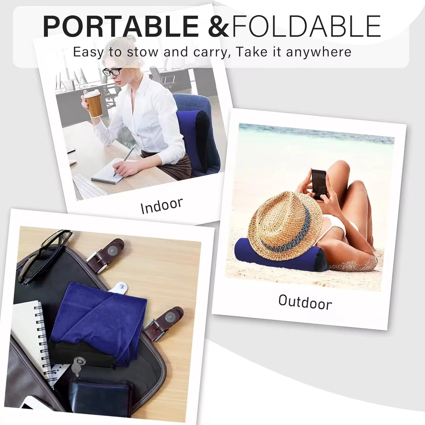 Inflatable Wedge Pillow For Travel