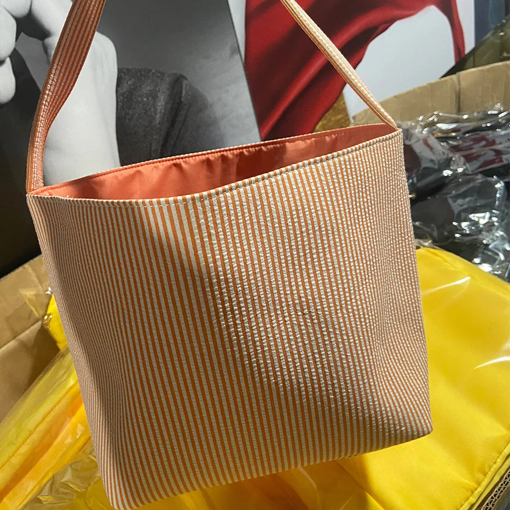 Seersucker Easter Basket