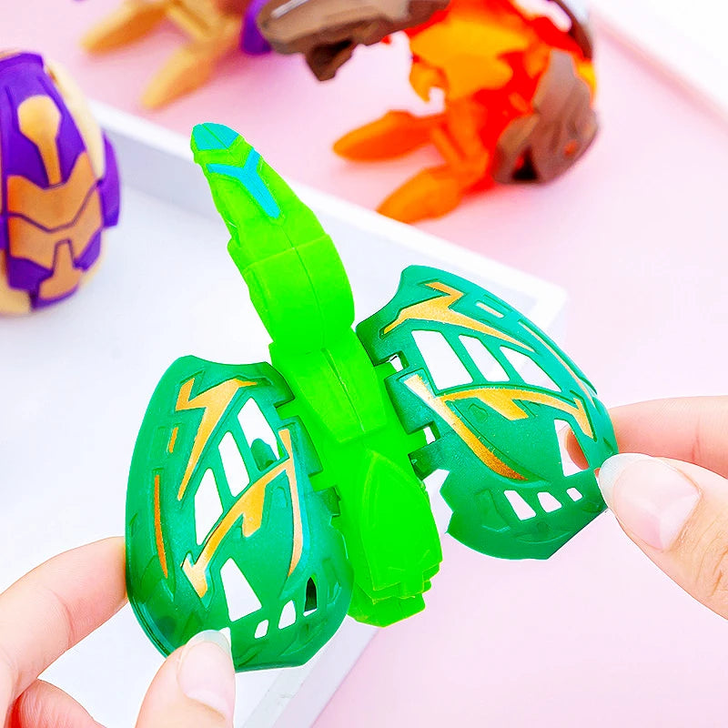 6Pcs Color Deformation Dinosaur Egg Toy Set