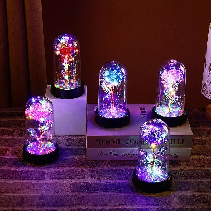 LED Simulation Rose Flower Light