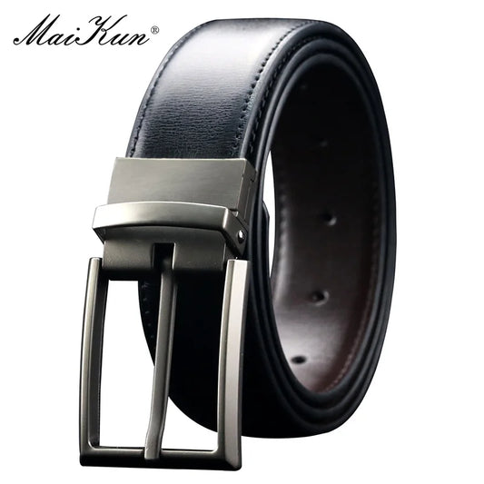 Men’s Reversible Leather Dress Belt