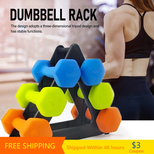 Durable Dumbbell Rack PVC Holder