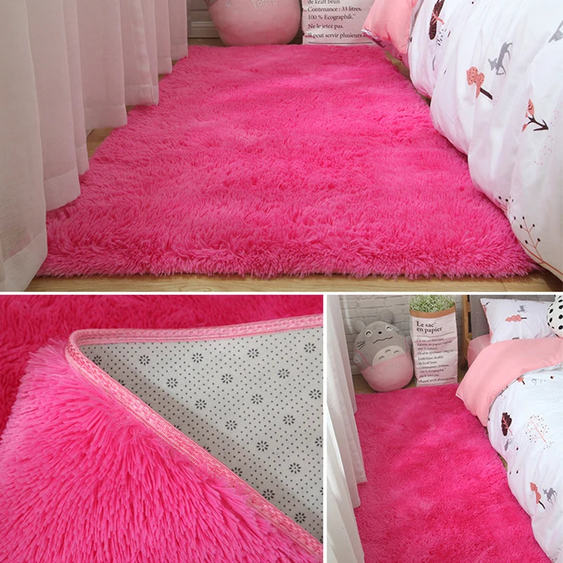 Plush Soft Shaggy Faux Fur Area Rug