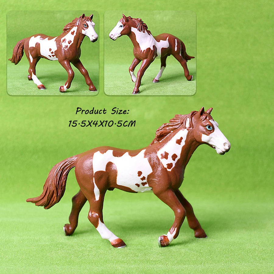 Realistic Horse Collectible Foal Figurines Set