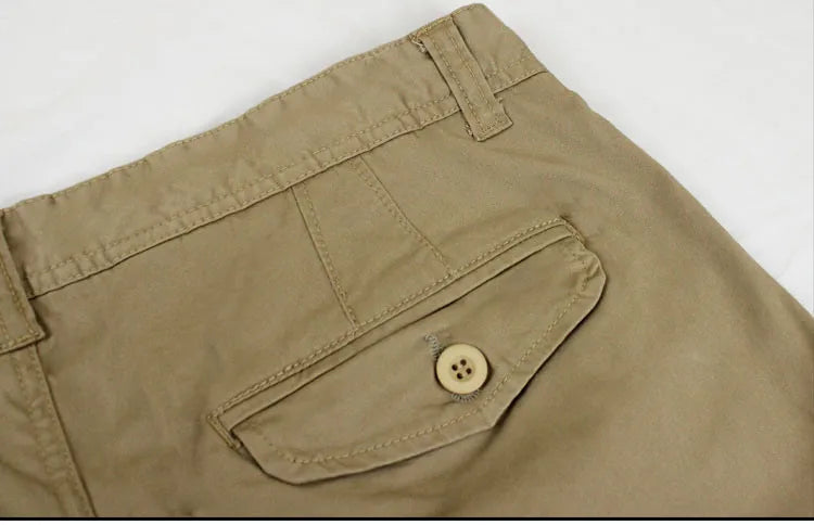 High-Quality Khaki Casual Pants for Men – Tactical Joggers, Camouflage Cargo Pants, and Work Wear Trousers