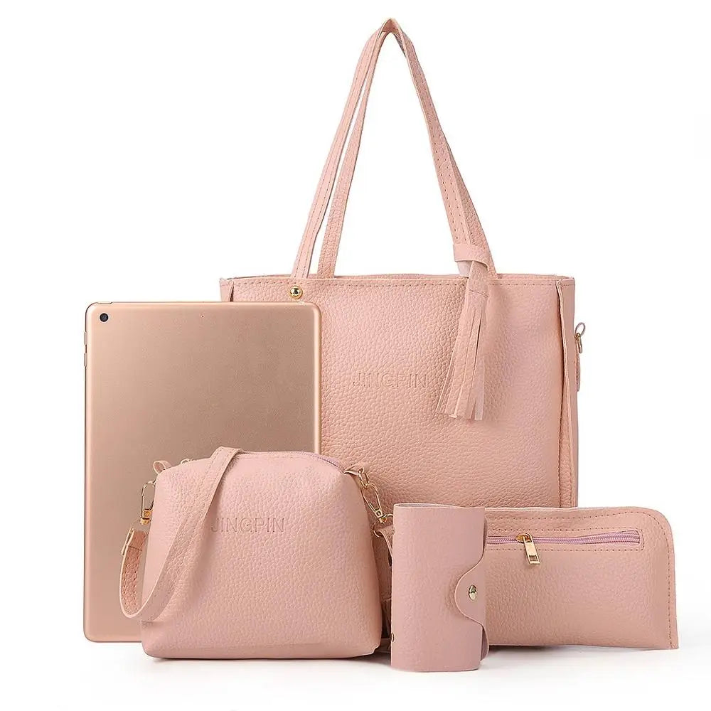 4pcs Woman Bag Set