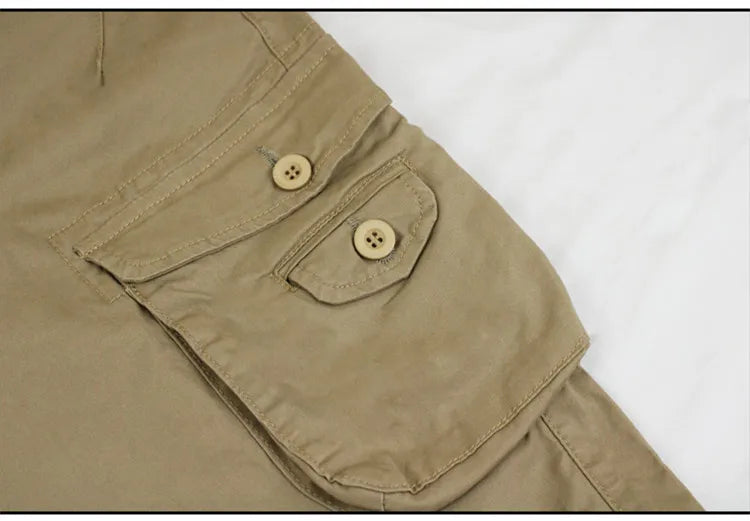 High-Quality Khaki Casual Pants for Men – Tactical Joggers, Camouflage Cargo Pants, and Work Wear Trousers