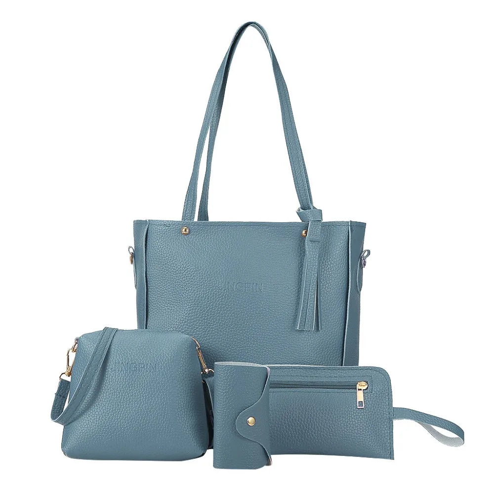 4pcs Woman Bag Set