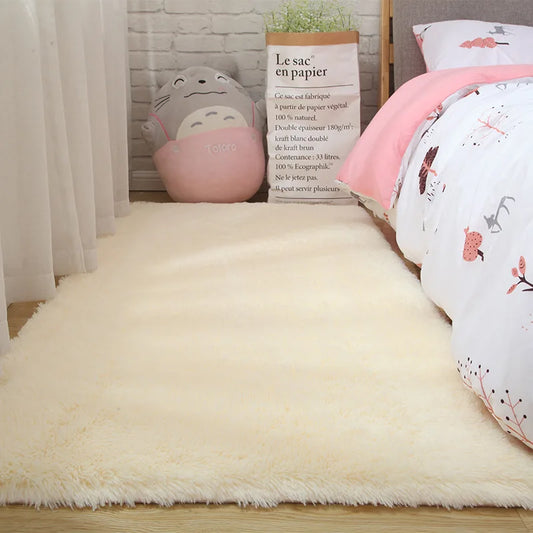 Plush Soft Shaggy Faux Fur Area Rug