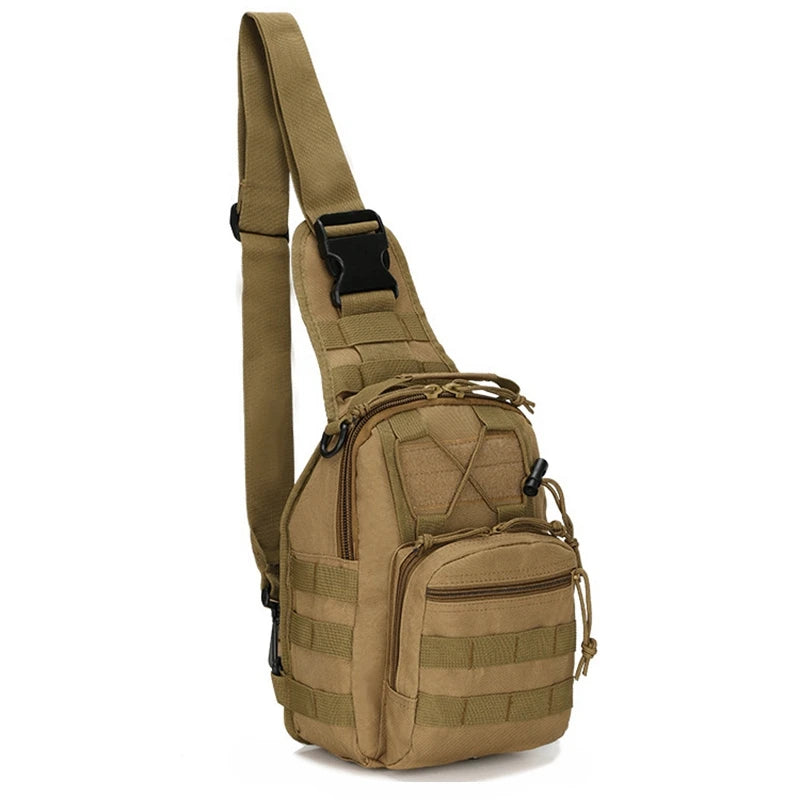 Tactical Shoulder Bag – 800D Waterproof Oxford Small Chest Bag