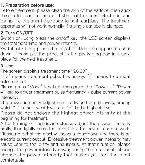 CES Sleep Aid Device