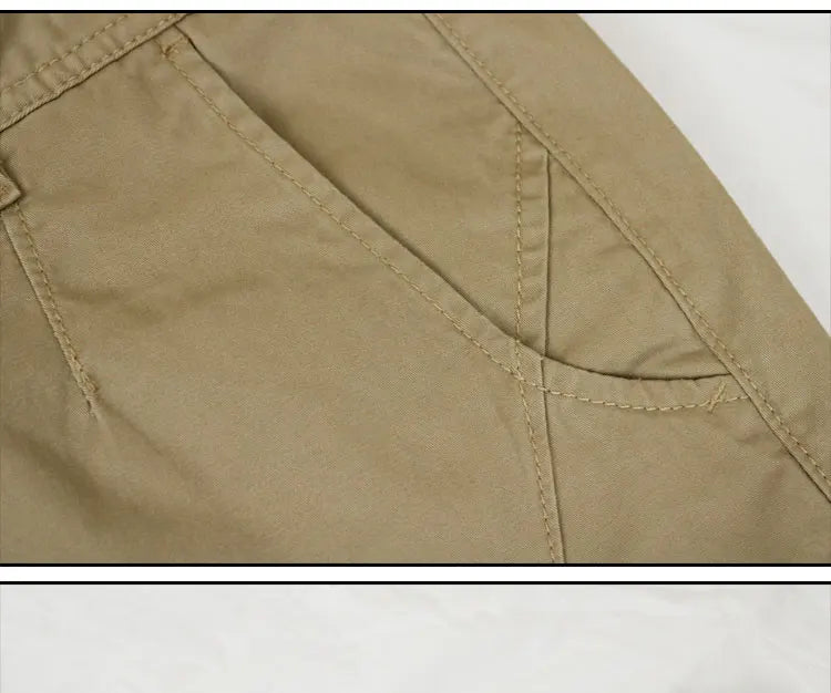 High-Quality Khaki Casual Pants for Men – Tactical Joggers, Camouflage Cargo Pants, and Work Wear Trousers