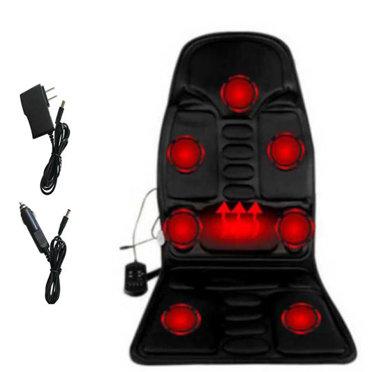 7 Motors Full-Body Massage Cushion with Heat