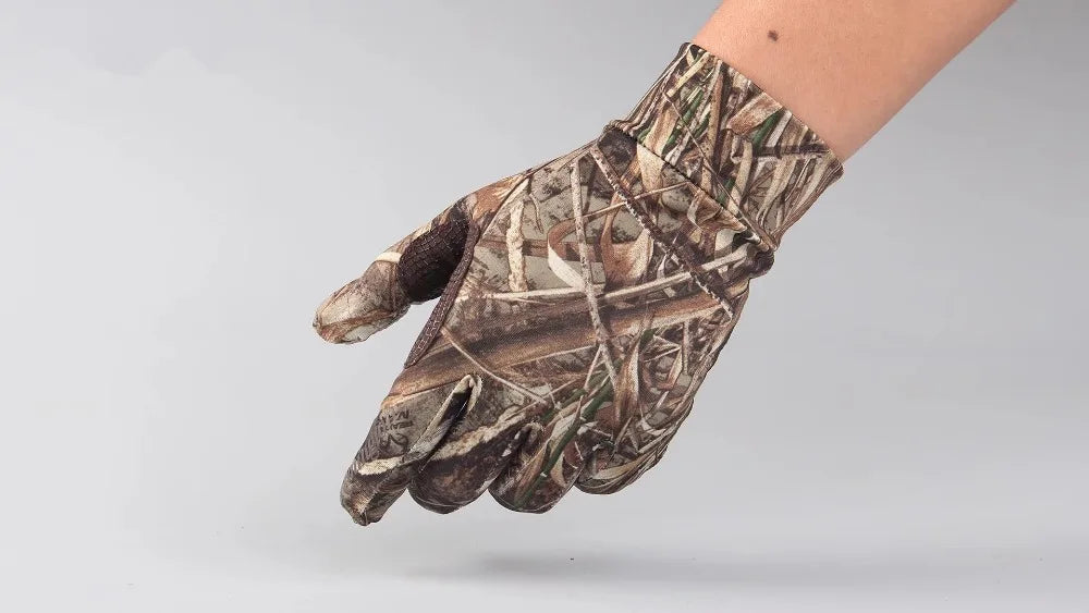Bionic Camouflage Quick-Dry Hunting Gloves