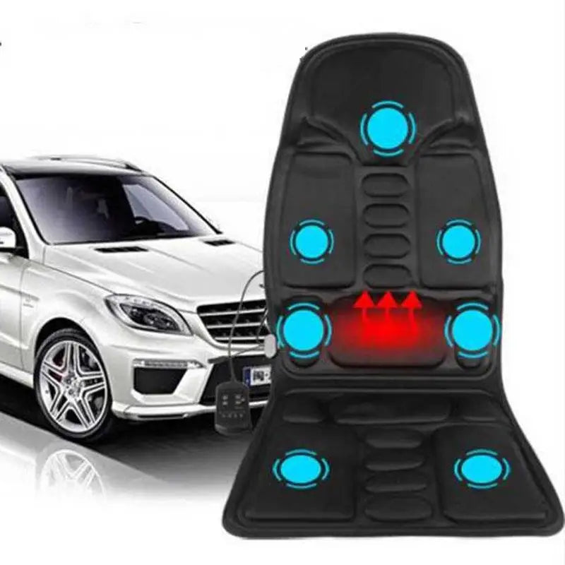 7 Motors Full-Body Massage Cushion with Heat
