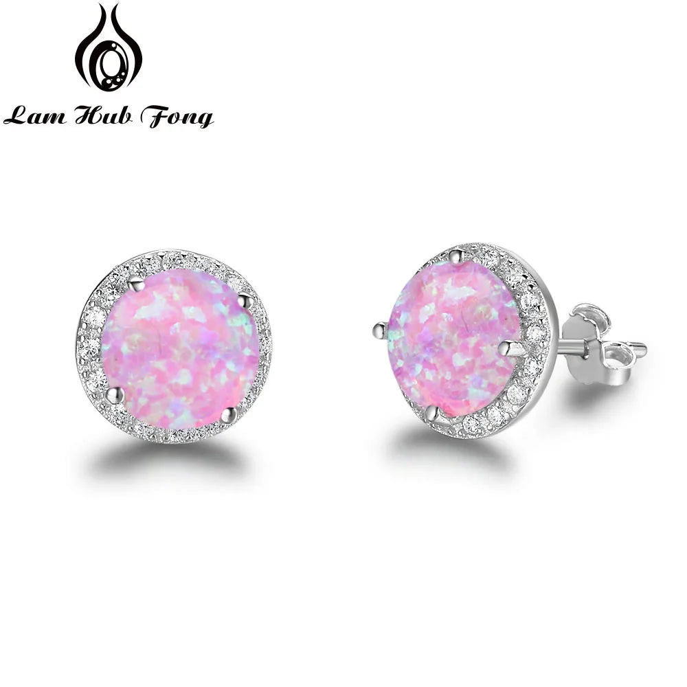 Classic 925 Sterling Silver Stud Earrings