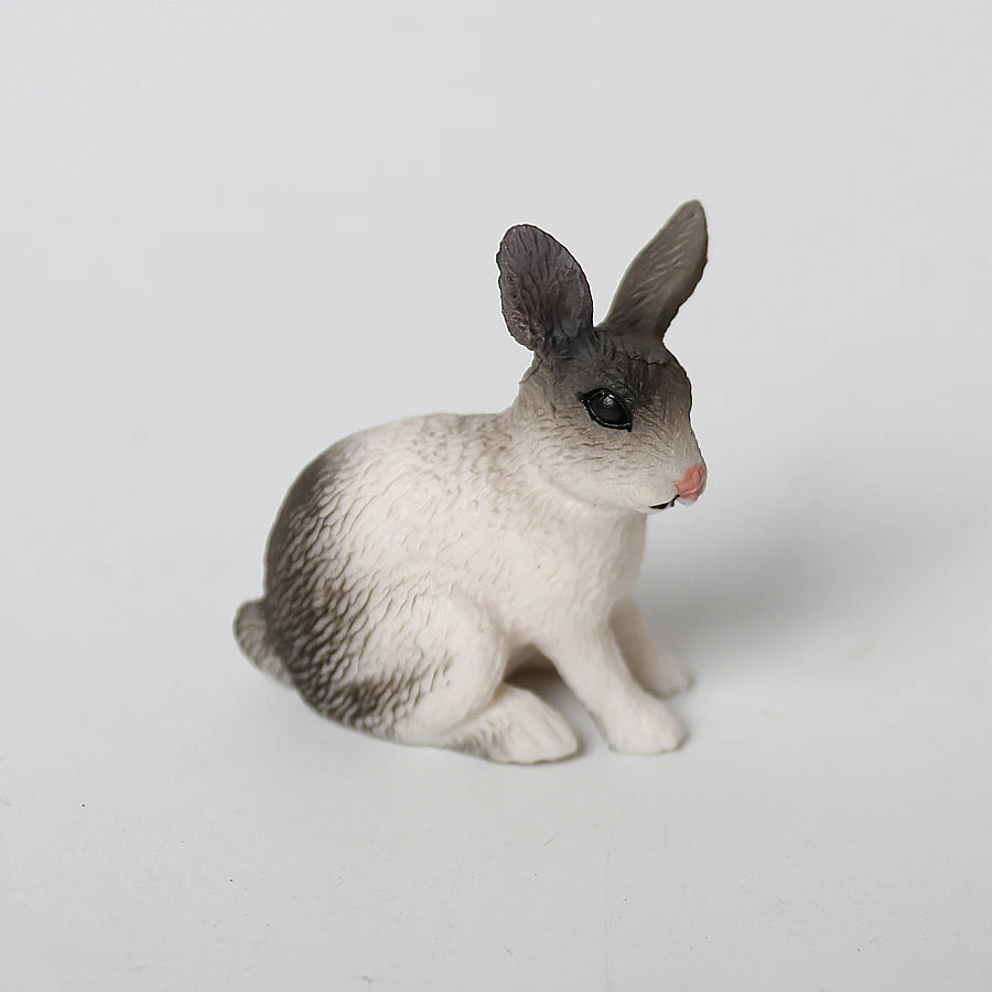 Hand painted Simulation Rabbits Animals