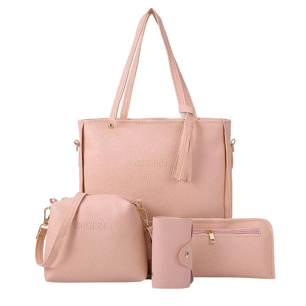 4pcs Woman Bag Set