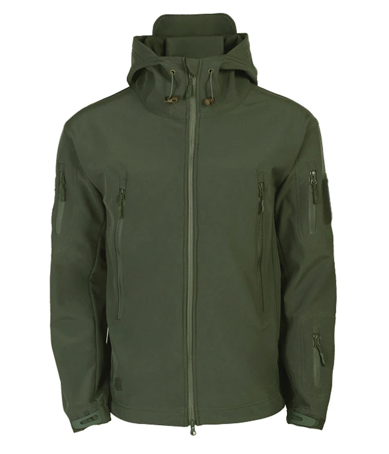 2024 New Sharkskin Soft Shell Hooded Jacket