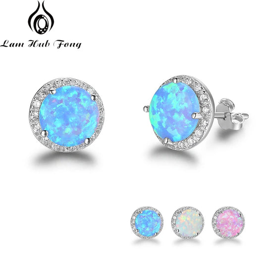 Classic 925 Sterling Silver Stud Earrings