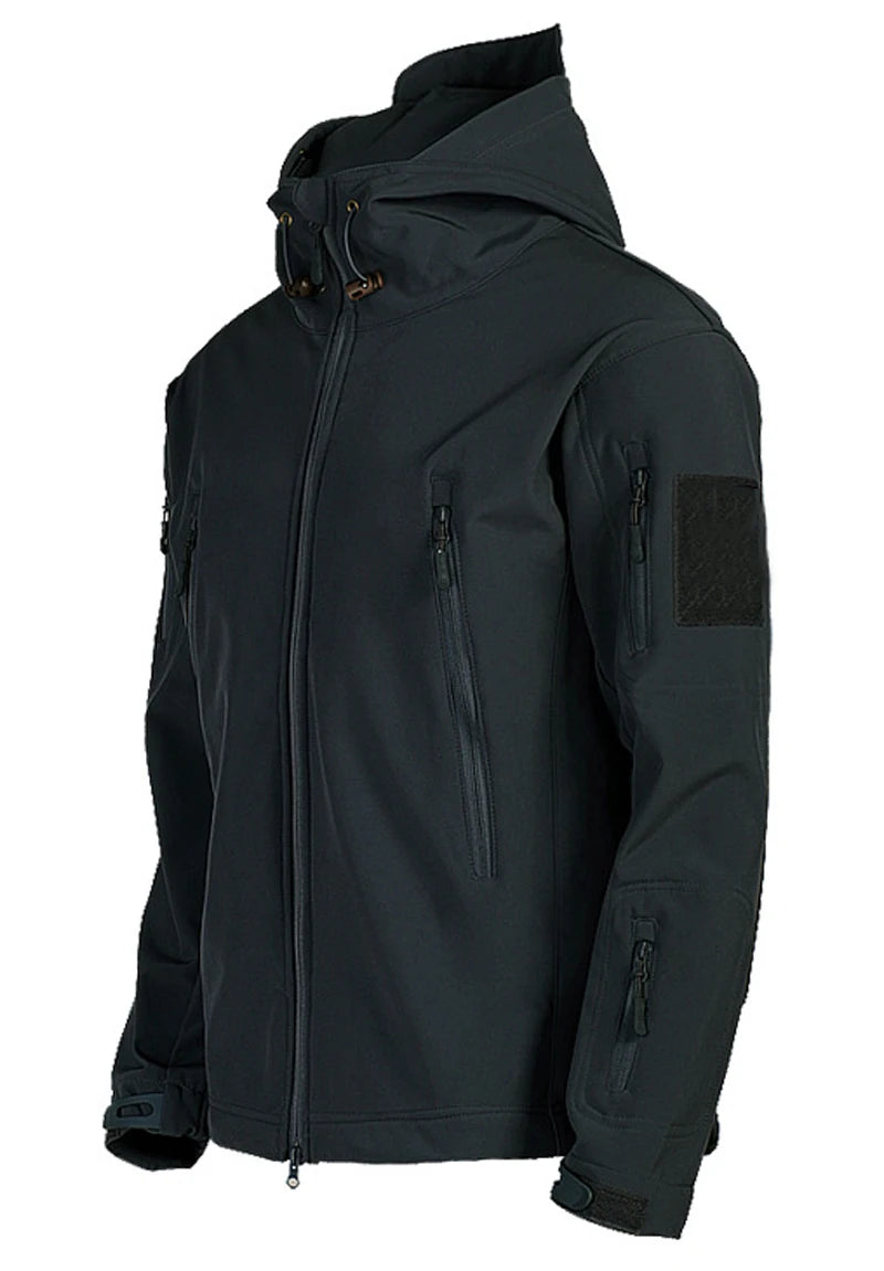 2024 New Sharkskin Soft Shell Hooded Jacket