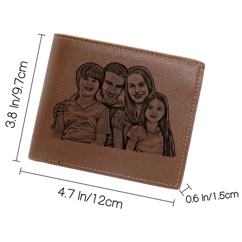 Picture Wallet Men Business Short Ultra-Thin