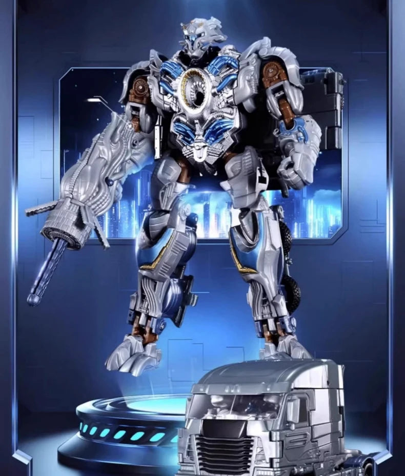 Anime Action Figures Dinosaur Robot Car