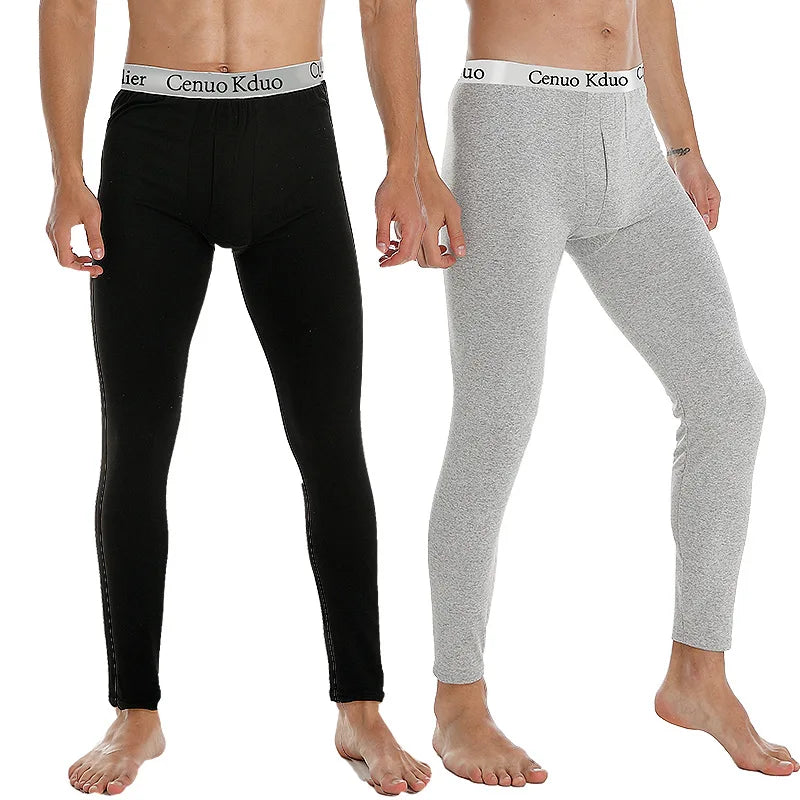 Men’s Long Johns Thermal Underwear – Soft, Elastic Winter Tights for Comfort & Warmth