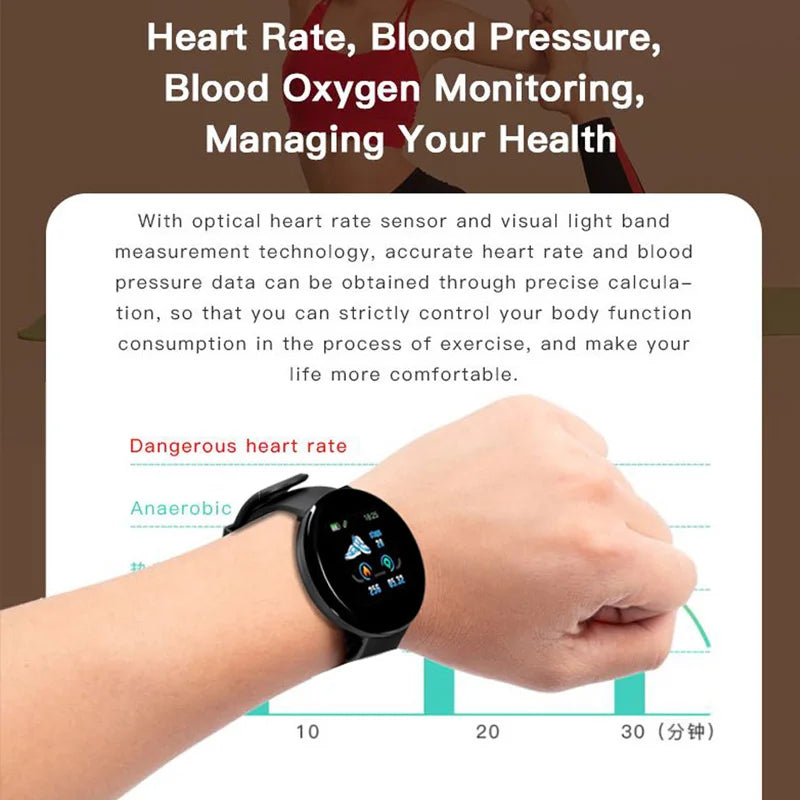 D18 Smart Watch for Men and Women