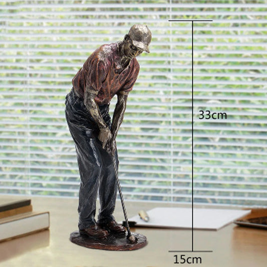 Golfer Figurine Statue