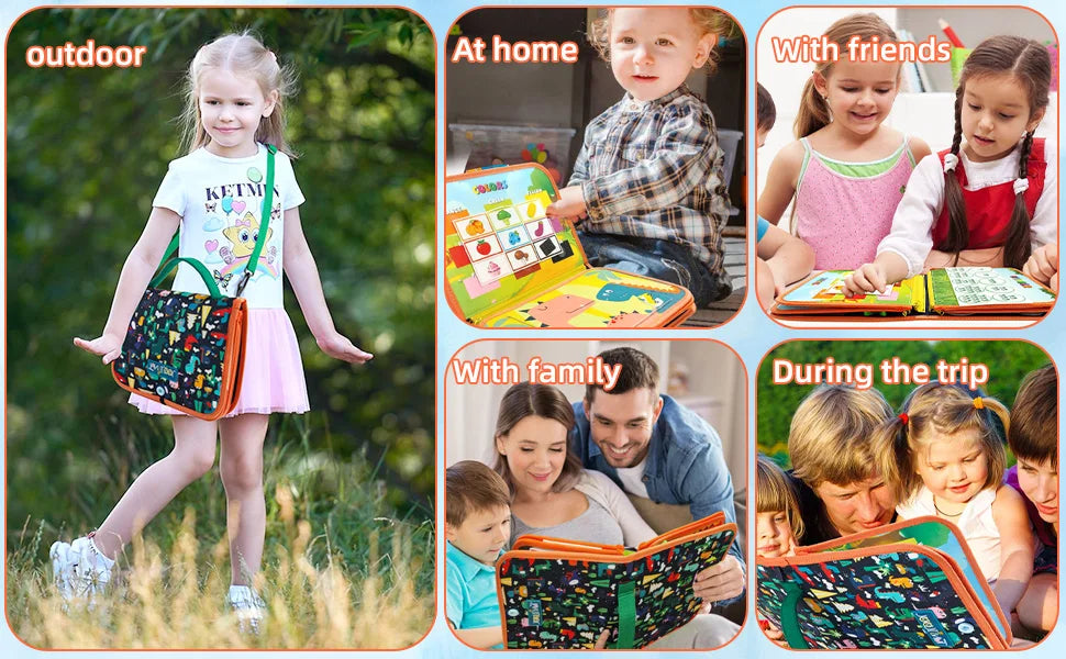 Parish Toys Busy Board – Early Educational Toy for Toddlers