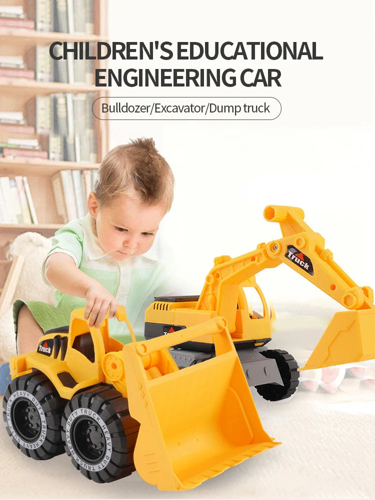 Excavator & Dump Truck Model Toy