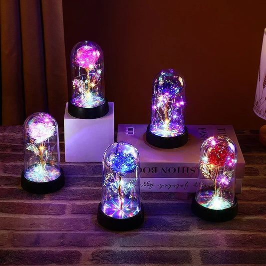 LED Simulation Rose Flower Light