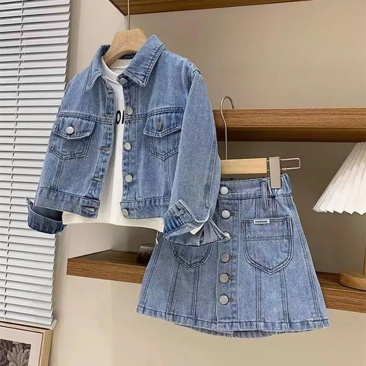 Denim Clothing Set