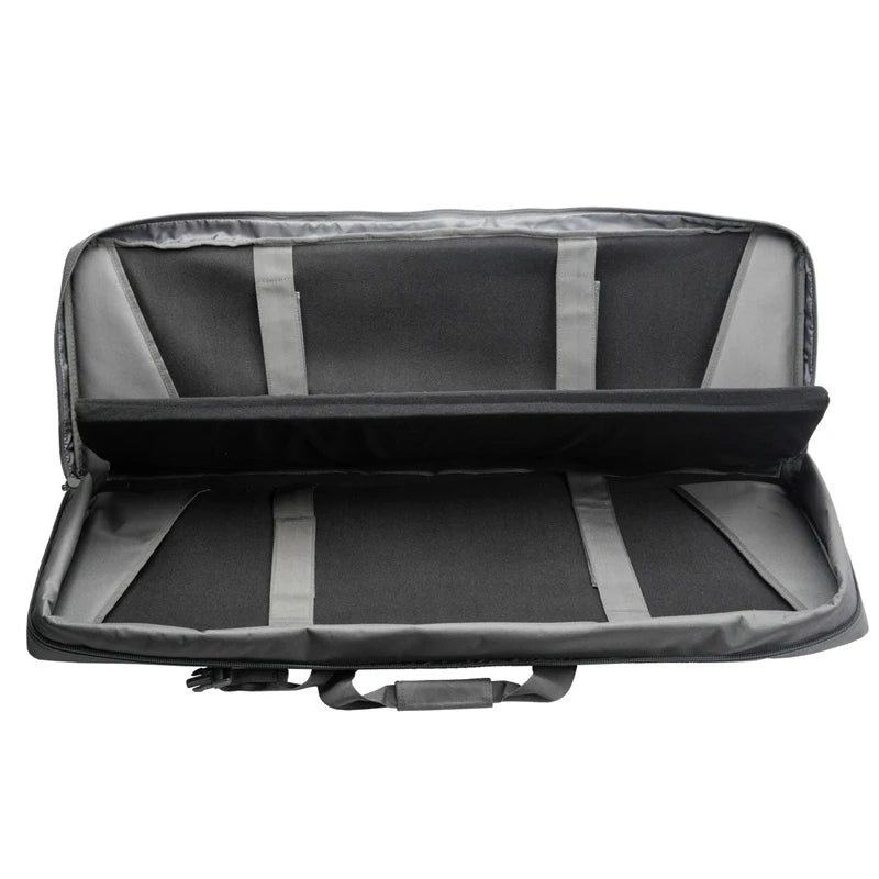 LQARMY Tactical Double Rifle Case – MOLLE System Gun Bag with Sniper/ Airsoft Rifle Backpack for Hunting & Shooting