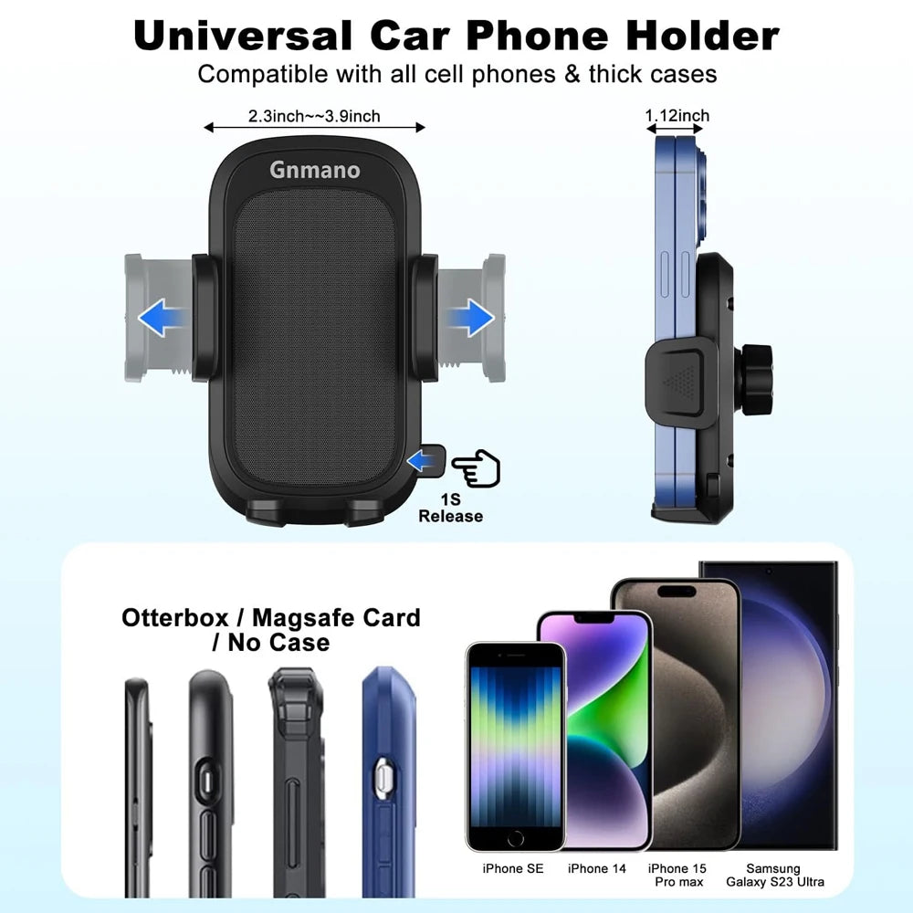 4-in-1 Super Stable Car Phone Holder